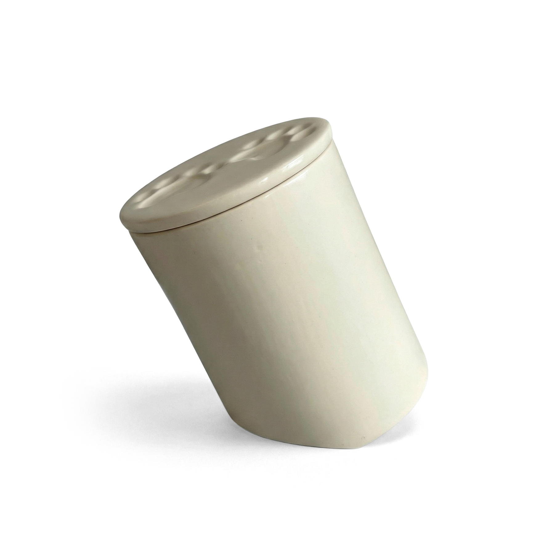 Ivory Sunset Double-Side Urn ceramic pet urn, 450 ml